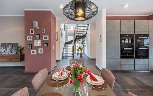 Ansicht Esszimmer/Küche/Diele - 5 Zimmer Einfamilienhaus zum Kaufen in Baumholder