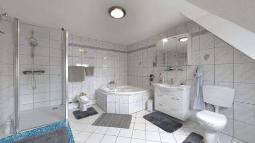 Badezimmer Neubau - 5 Zimmer Doppelhaushälfte zum Kaufen in Braunfels