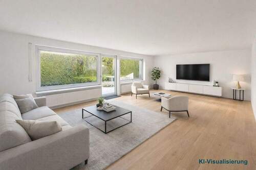 KI-Visualisierung_Wohnzimmer - 7 Zimmer Mehrfamilienhaus, Wohnhaus zum Kaufen in Villingen-Schwenningen