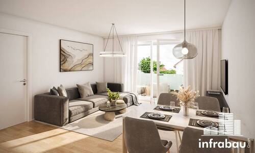 Wohnzimmer - **Friedberg ML³** 3 MFH mit insgesamt 27 Einheiten im Herzen von Friedberg !!