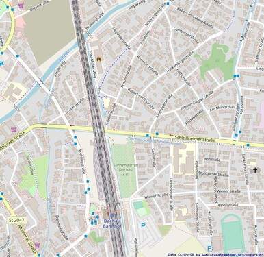 Lageplan - Grundstück in Dachau