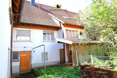 ...und hier das geschützte Gärtchen. - Bauernhaus, Landhaus mit 130,00 m² in Meßstetten-Oberdigisheim zum Kaufen