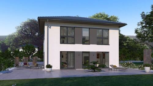 Ansicht Garten - 4 Zimmer Einfamilienhaus zum Kaufen in Ellscheid