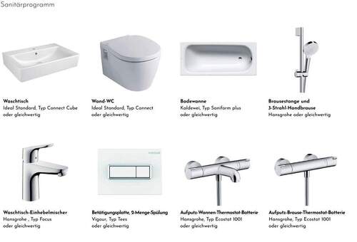 Sanitärprogramm - 2 Zimmer Gewerbeobjekt (Büro, Produktion, Verkauf) zum Kaufen in Dresden