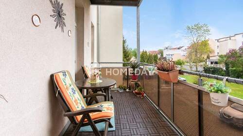 Balkon 1 - Etagenwohnung mit 79,80 m² in Köthen (Anhalt) zum Kaufen