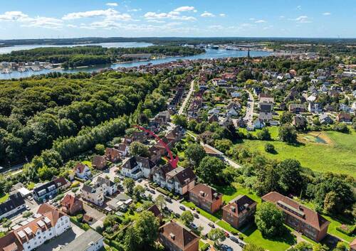 Drohnenaufnahme - 2 Zimmer Etagenwohnung in Lübeck / Travemünde