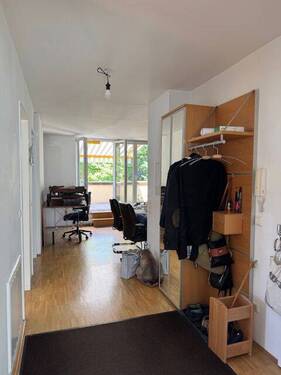 Ausblick von der Dachterrasse .jpg - Dachterrassenwohnung am Pfanzeltplatz - München Altperlach