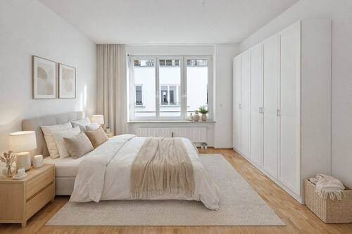 Schlafzimmer mit KI eingerichtet - 