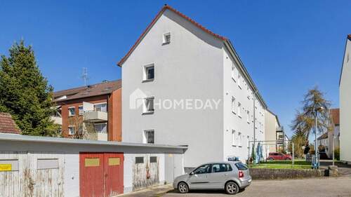 Außenansicht 3 - 2 Zimmer Etagenwohnung zum Kaufen in Augsburg