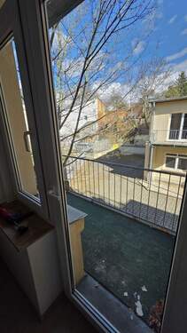 Blick auf den Balkon - 