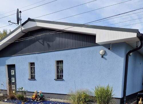 Giebelansicht - 5 Zimmer Einfamilienhaus zum Kaufen in Hartmannsdorf