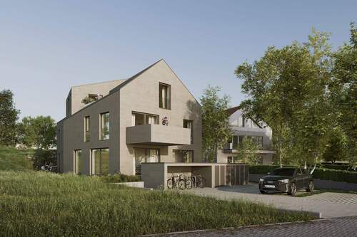 Visualisierung Straßenansicht - 3 Zimmer Etagenwohnung in Wernigerode