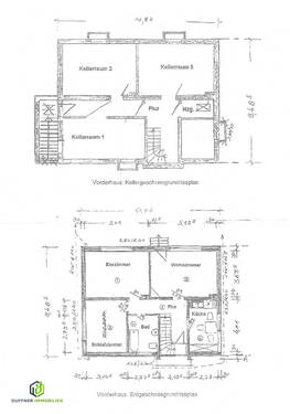 SE 1 Vorderhaus - 1 Keller und EG - 