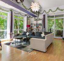 Hohe Decken, Bodentiefe Fenster, LOFT FEELING mit Terrasse & Ausblick - Bad Urach