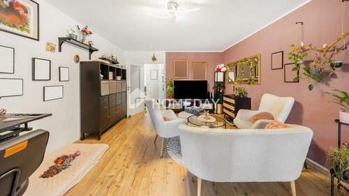 Wohnzimmer 2 - 3 Zimmer Etagenwohnung in Oldenburg