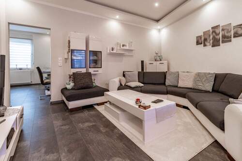 Wohnzimmer - EG - 1 Zimmer Doppelhaushälfte in Helmstedt