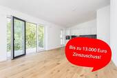 Wohn- & Küchenbereich - Vermietete Neubau-Dachgeschosswohnung im Speckgürtel Berlins!