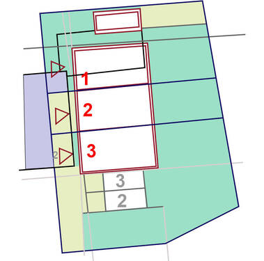 Lageplan-Reihenhaus - 