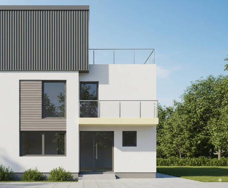 Visualisierung I - *** Townhouse *** Im Bauhaus-Stil mit eigenem Garten und Garage ***