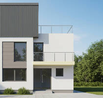 *** Townhouse *** Im Bauhaus-Stil mit eigenem Garten und Garage *** - München Allach-Untermenzing