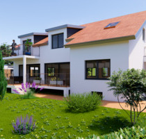 Erstbezug in Ernsgaden I KFW-55 I 4-Zimmer Dachgeschosswohnung mit Terrasse und Garten