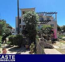 Exklusive Maisonette-Wohnung in Maleme, Kreta - Strandnah mit Gemeinschaftspool und privatem Garten