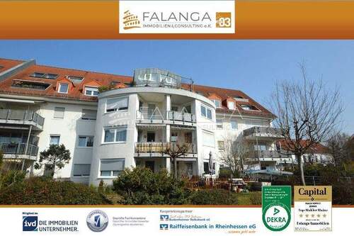 Titel Hausansicht III - Falanga Immobilien-Gepflegte, ruhig gelegen & gut aufgeteilte Whg. mit Sonnenbalkon in Mainz-Kastel!