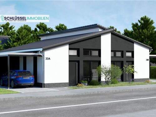 Ansicht -Putz- - 3 Zimmer Bungalow in Papenburg