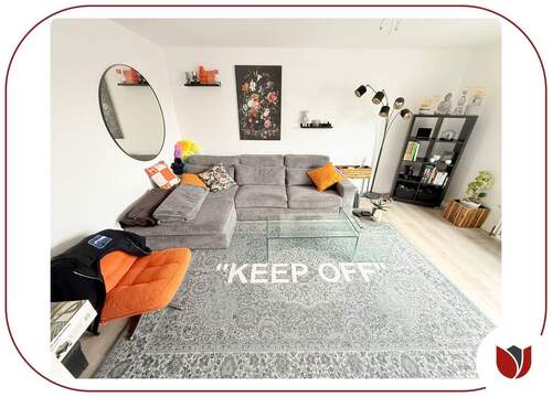 Helles, geräumiges Wohnzimmer - Etagenwohnung mit 60,00 m&sup2; in Leichlingen zur Miete