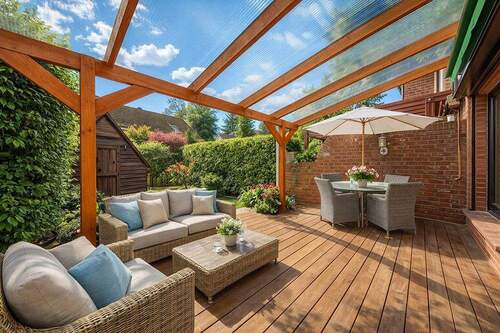 Terrasse_Sommer - 4 Zimmer Reihenmittelhaus zum Kaufen in Elmshorn