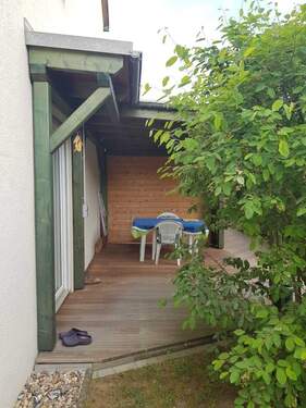 Terrasse mit Überdachung - 