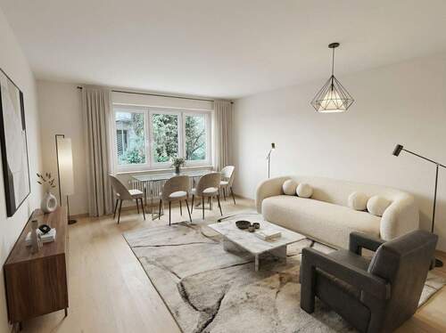 im hellen Wohnzimmer - 