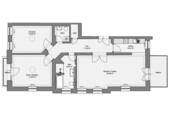 Grundriss - 3 Zimmer Etagenwohnung zur Miete in Dresden