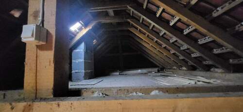 Dachboden im Haus - 