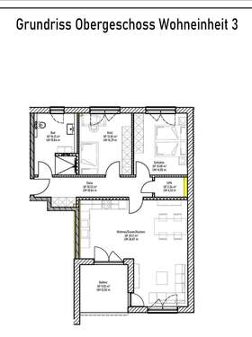 Wohnung 1. Obergeschoss / WE 3 - 