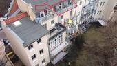 3Draufsicht mit Markierung - 2 Zimmer Etagenwohnung in Halle (Saale)