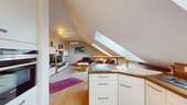 Kochbereich Ansicht II - Etagenwohnung mit 47,00 m&sup2; in Frankfurt am Main zum Kaufen