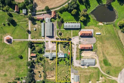 Luftansicht Grundstück - Idyllisch leben auf dem Gut Ulrichshusen: Wo Natur und moderner Komfort sich vereinen