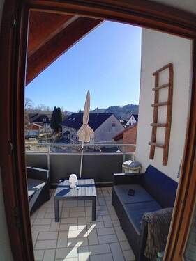 Balkon mit schönem Ausblich - 