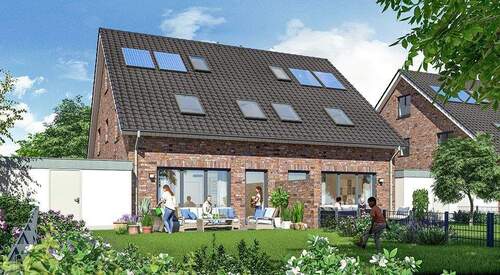 langenfeld_locher_weg_51_gartenseite - 5 Zimmer Doppelhaushälfte zur Miete in Langenfeld (Rheinland)