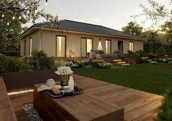 1 - Bungalow-131 - Gartenansicht.jpg - 6 Zimmer Bungalow zum Kaufen in Hohenhameln