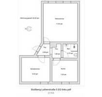 Sanierte 2-Zimmerwohnung im Stollberger Stadtzentrum - Stollberg/Erzgebirge