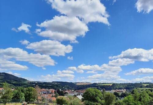 Ausblick - Helle freundliche 2-Raum-Wohnung in Kahla