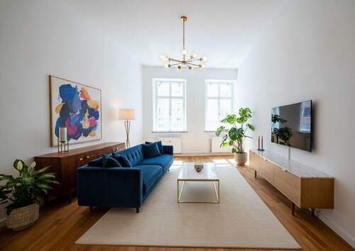 PA58-WE03_furnished - Buntes Friedrichshain: 3 Zimmer - Gründerzeitwohnung mit Tageslichtbad - PROVISIONSFREI