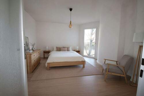 Schlafen, zum Innenhof - mit Beispieleinrichtung - 