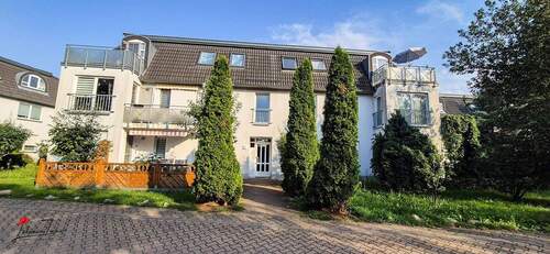 Außenansicht - 2-Zimmer-Wohnung mit Terrasse in ruhiger Lage - Perspektive zur späteren Eigennutzung