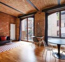 Möbliertes Wohnen in der Knopffabrik - Industrial Charme mit Balkon im Szeneviertel - Berlin Prenzlauer Berg