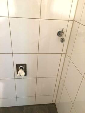 Wachmaschinenplatz im Bad - 