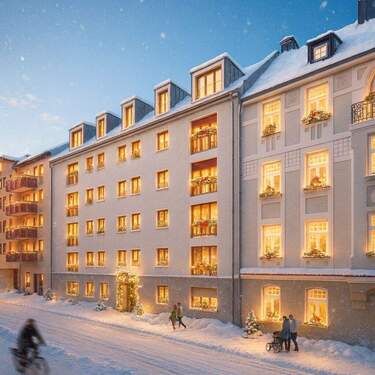 Winterstimmung - Seltene Gelegenheit: Frisch sanierte 4-Zimmer-Wohnung in zentraler Lage von Pasing