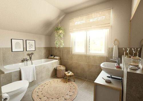 Bodensee 129 - Badezimmer - Einfamilienhaus mit 140,00 m² in Magdala zum Kaufen